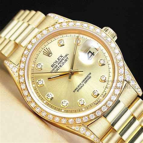 rolex gold watch mens|used men's gold rolex watch.